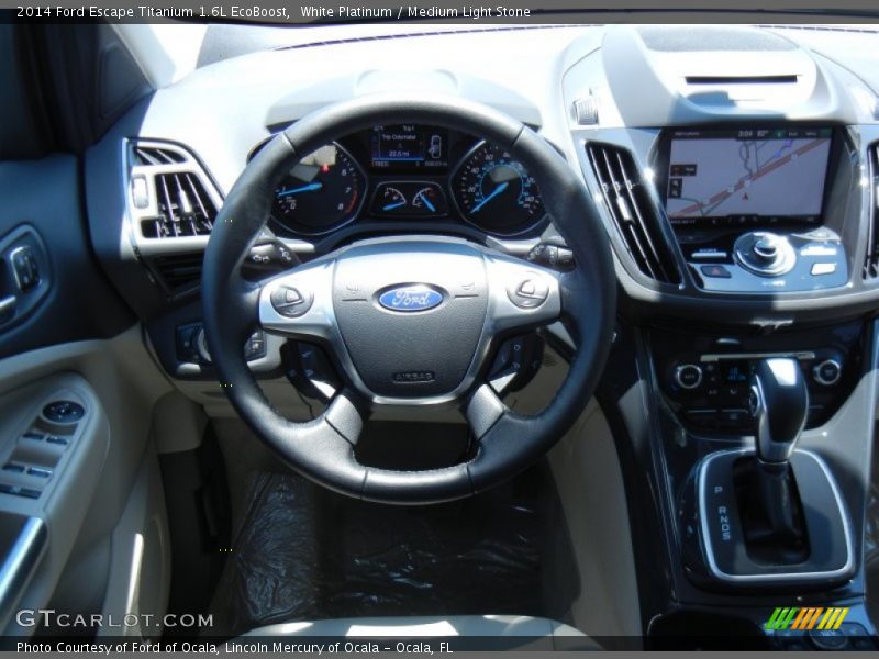  2014 Escape Titanium 1.6L EcoBoost Steering Wheel