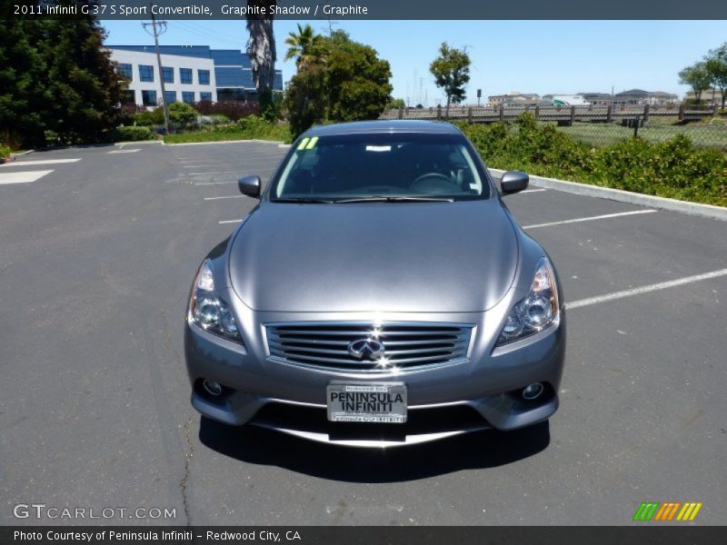Graphite Shadow / Graphite 2011 Infiniti G 37 S Sport Convertible