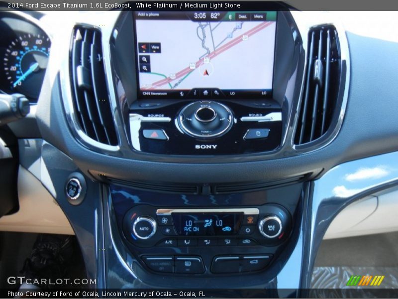 Navigation of 2014 Escape Titanium 1.6L EcoBoost