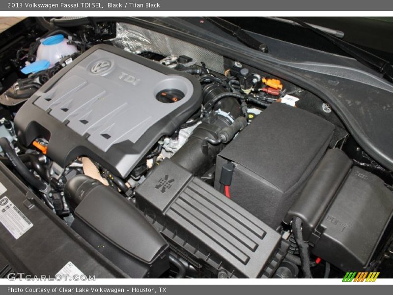 Black / Titan Black 2013 Volkswagen Passat TDI SEL