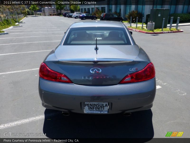 Graphite Shadow / Graphite 2011 Infiniti G 37 S Sport Convertible
