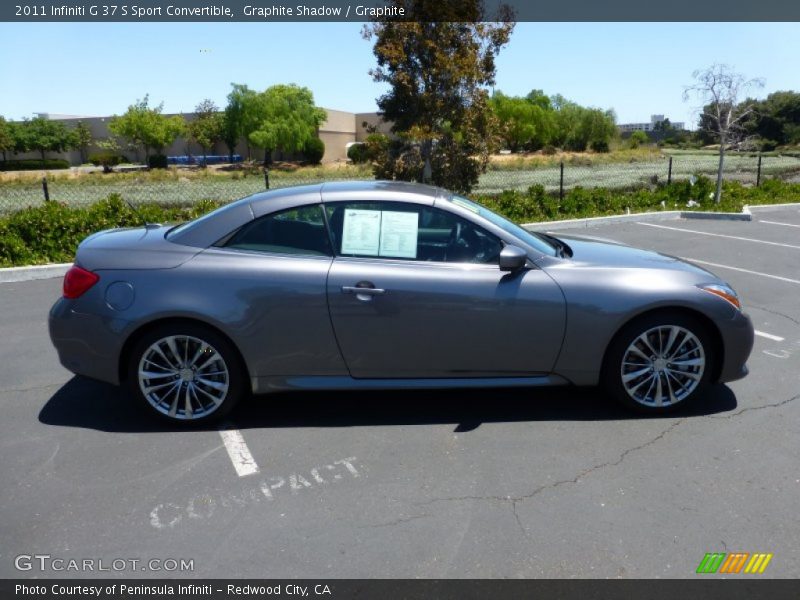 Graphite Shadow / Graphite 2011 Infiniti G 37 S Sport Convertible