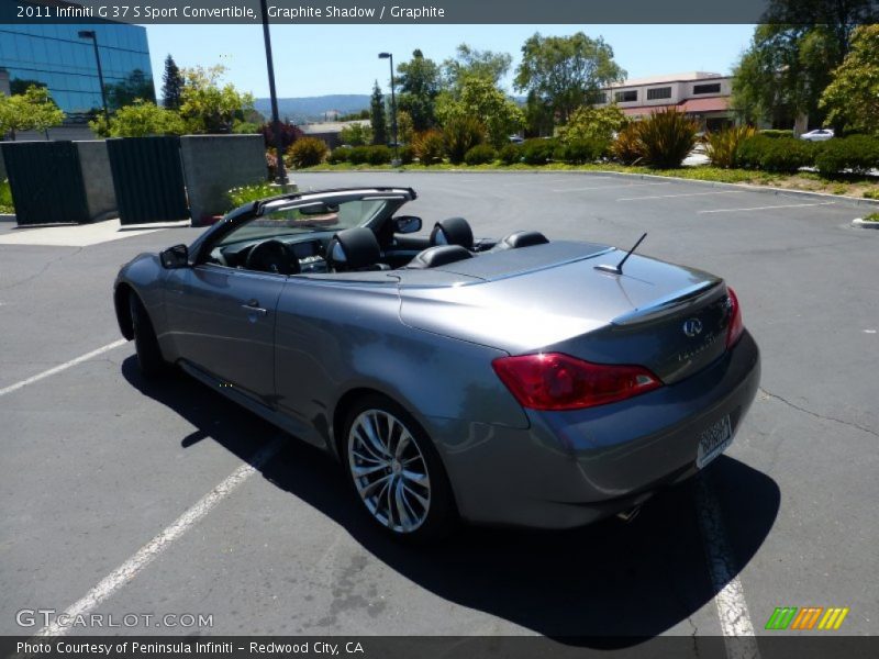 Graphite Shadow / Graphite 2011 Infiniti G 37 S Sport Convertible