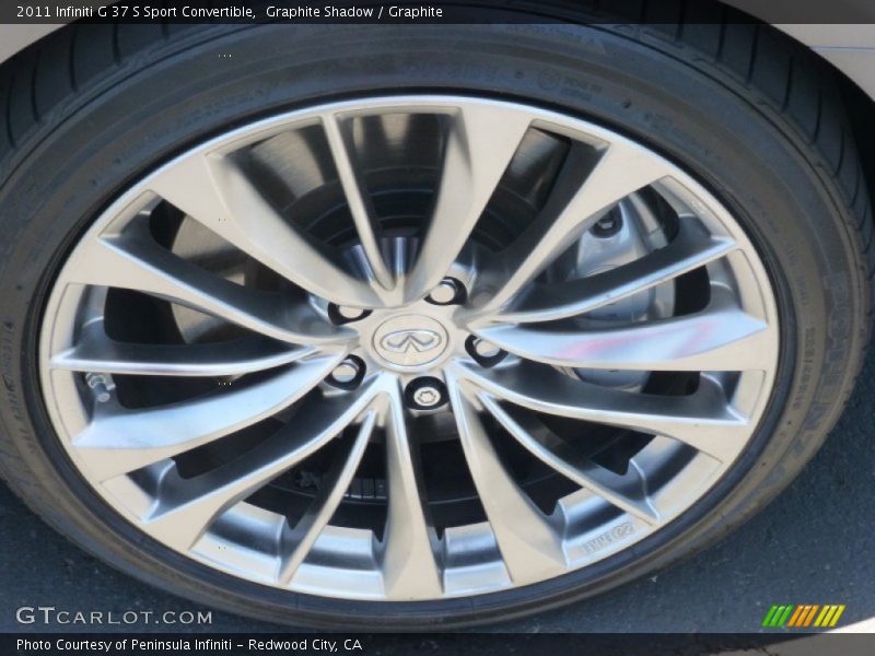Graphite Shadow / Graphite 2011 Infiniti G 37 S Sport Convertible