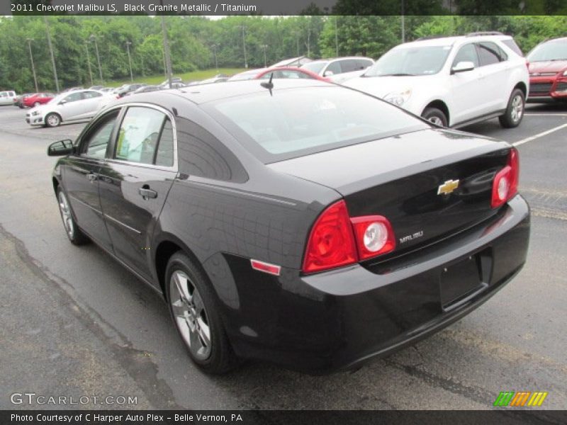 Black Granite Metallic / Titanium 2011 Chevrolet Malibu LS
