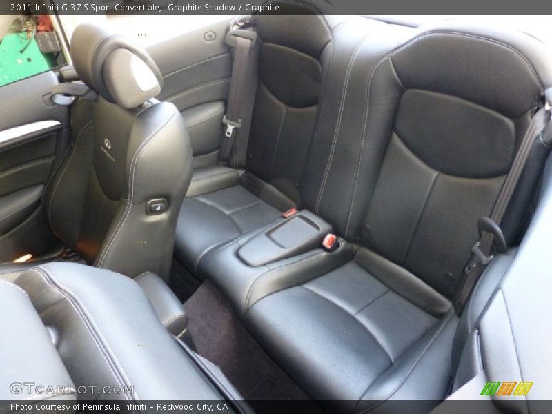 Graphite Shadow / Graphite 2011 Infiniti G 37 S Sport Convertible