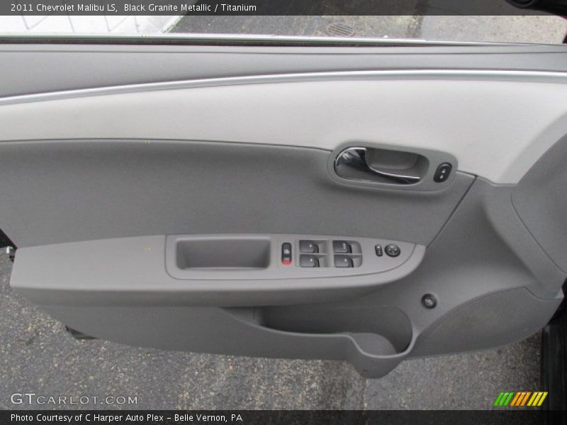 Black Granite Metallic / Titanium 2011 Chevrolet Malibu LS