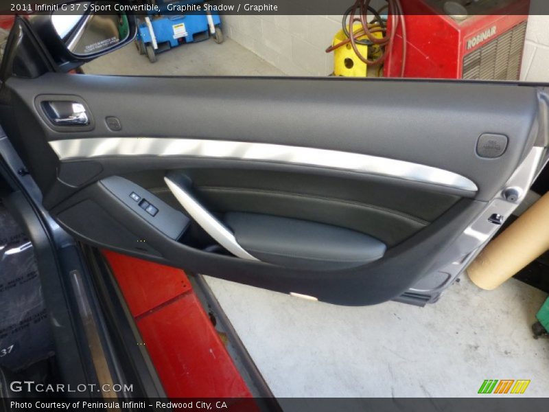 Graphite Shadow / Graphite 2011 Infiniti G 37 S Sport Convertible