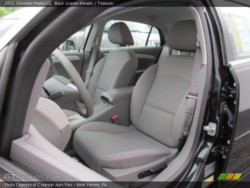 Black Granite Metallic / Titanium 2011 Chevrolet Malibu LS