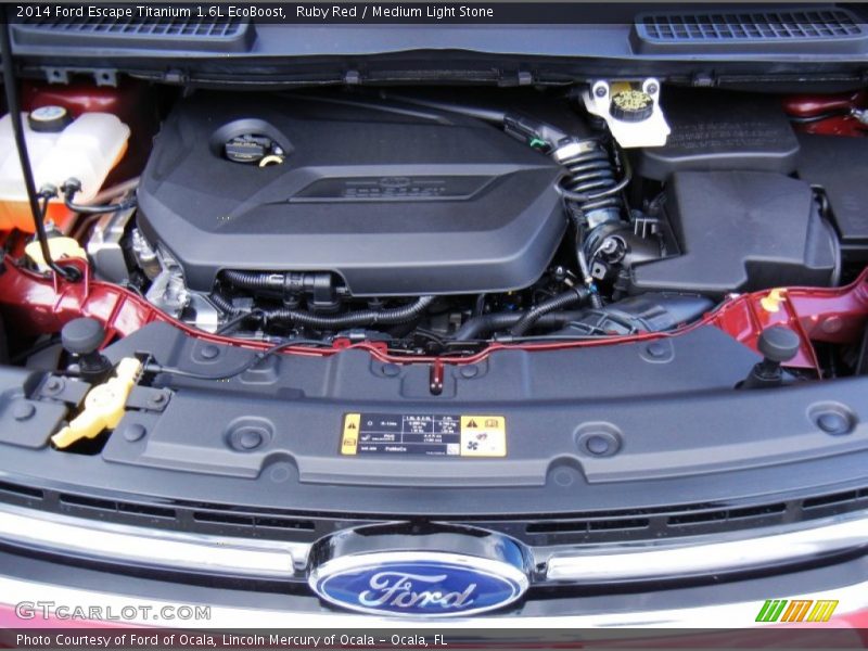  2014 Escape Titanium 1.6L EcoBoost Engine - 1.6 Liter GTDI Turbocharged DOHC 16-Valve Ti-VCT EcoBoost 4 Cylinder