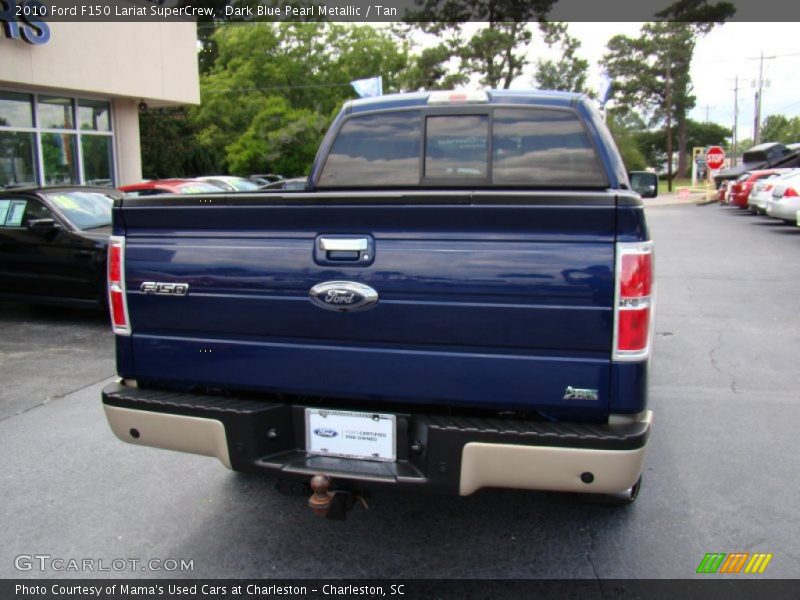 Dark Blue Pearl Metallic / Tan 2010 Ford F150 Lariat SuperCrew