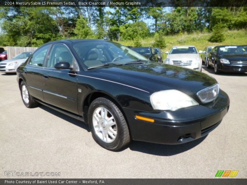 Black Clearcoat / Medium Graphite 2004 Mercury Sable LS Premium Sedan