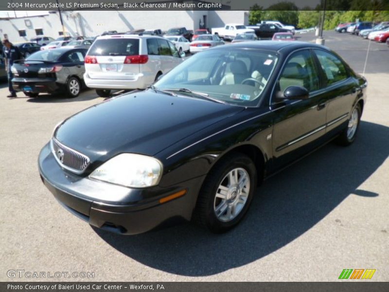 Black Clearcoat / Medium Graphite 2004 Mercury Sable LS Premium Sedan