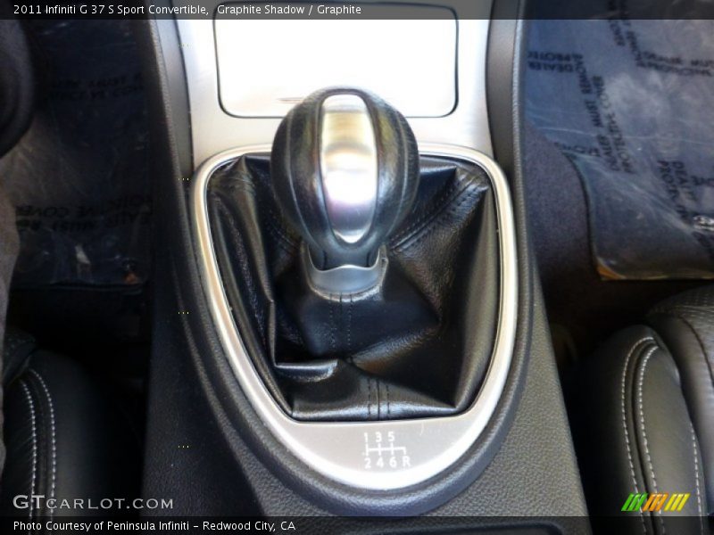 Graphite Shadow / Graphite 2011 Infiniti G 37 S Sport Convertible