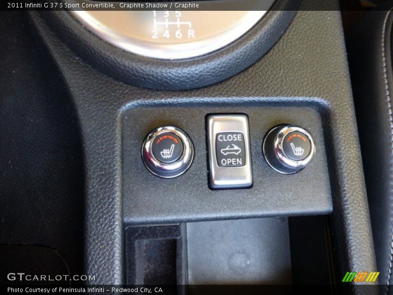 Graphite Shadow / Graphite 2011 Infiniti G 37 S Sport Convertible
