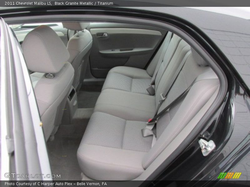 Black Granite Metallic / Titanium 2011 Chevrolet Malibu LS