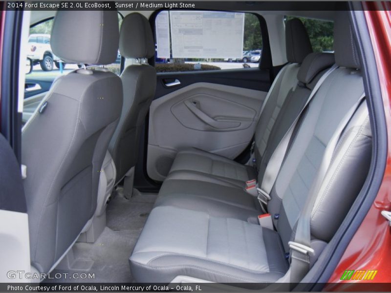 Rear Seat of 2014 Escape SE 2.0L EcoBoost