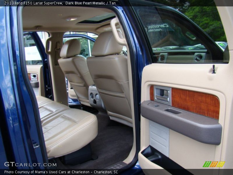 Dark Blue Pearl Metallic / Tan 2010 Ford F150 Lariat SuperCrew