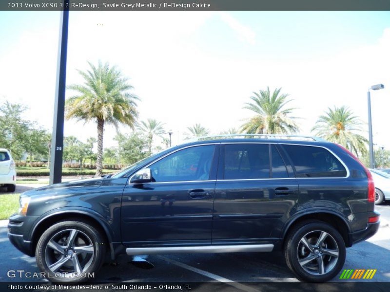 Savile Grey Metallic / R-Design Calcite 2013 Volvo XC90 3.2 R-Design