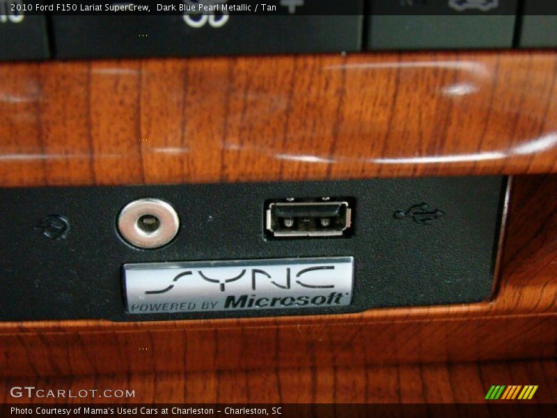 Dark Blue Pearl Metallic / Tan 2010 Ford F150 Lariat SuperCrew