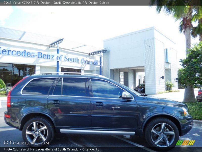 Savile Grey Metallic / R-Design Calcite 2013 Volvo XC90 3.2 R-Design