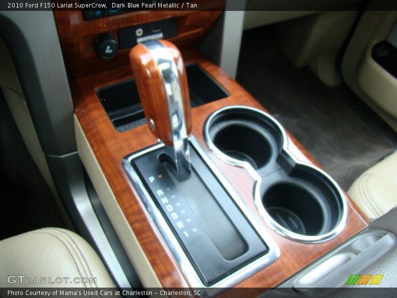 Dark Blue Pearl Metallic / Tan 2010 Ford F150 Lariat SuperCrew