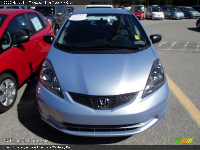 Tidewater Blue Metallic / Gray 2010 Honda Fit