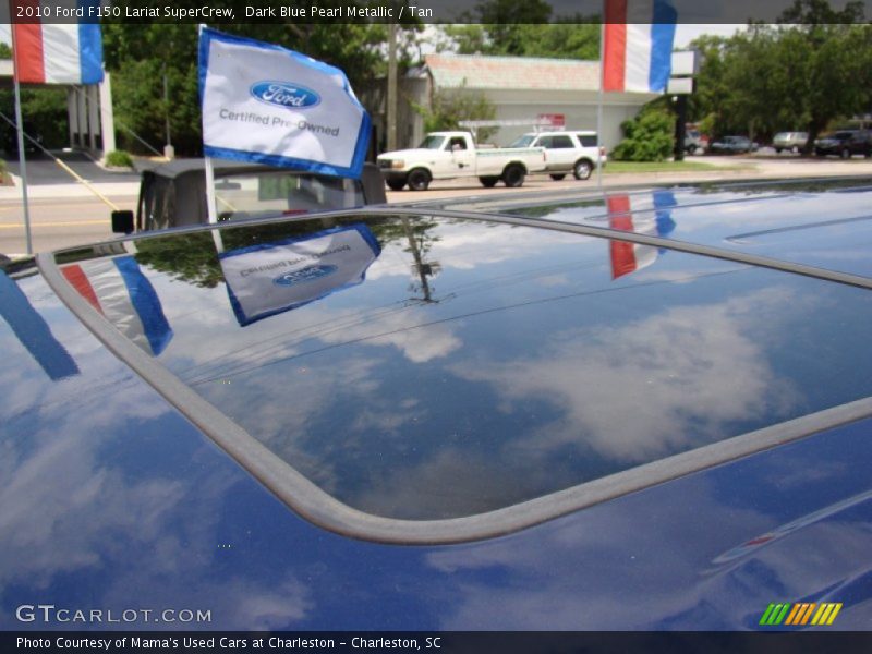 Dark Blue Pearl Metallic / Tan 2010 Ford F150 Lariat SuperCrew