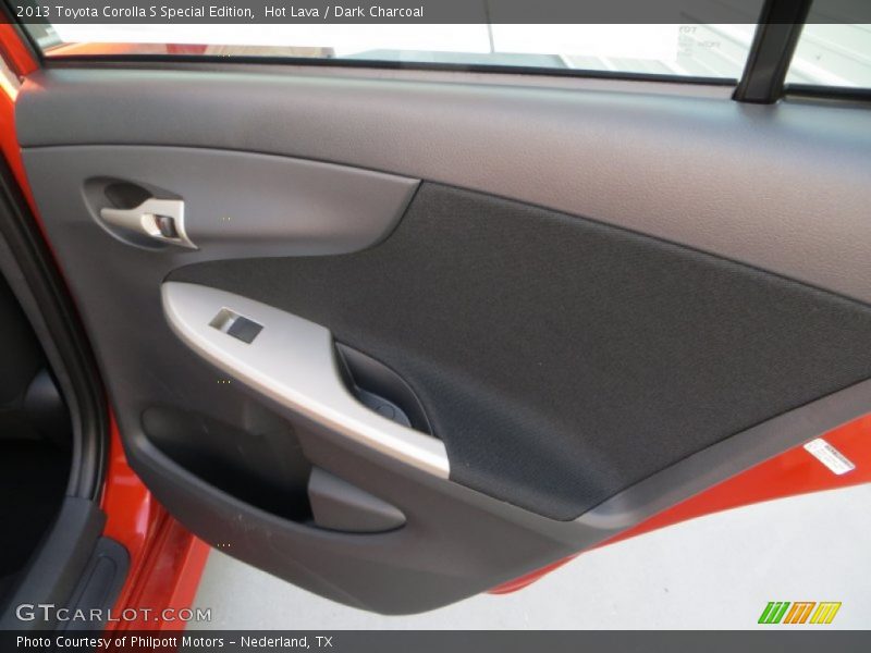 Hot Lava / Dark Charcoal 2013 Toyota Corolla S Special Edition