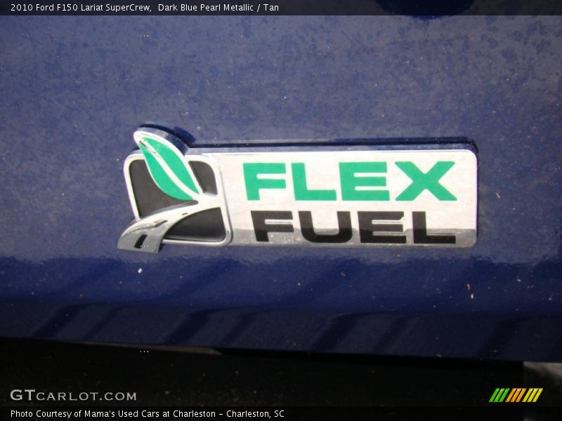Dark Blue Pearl Metallic / Tan 2010 Ford F150 Lariat SuperCrew