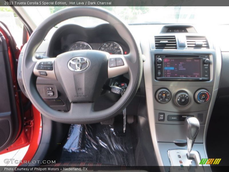 Hot Lava / Dark Charcoal 2013 Toyota Corolla S Special Edition