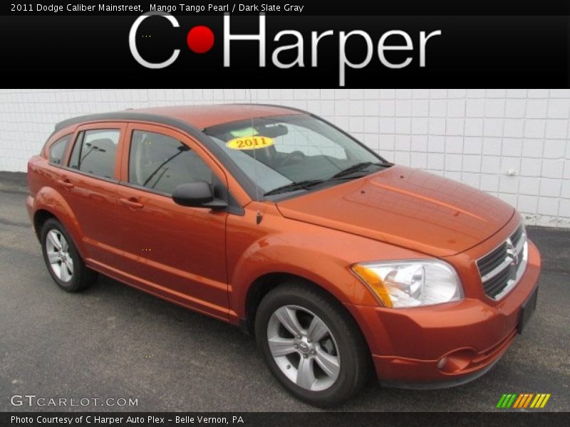 Mango Tango Pearl / Dark Slate Gray 2011 Dodge Caliber Mainstreet