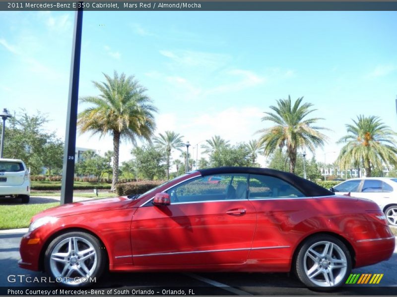 Mars Red / Almond/Mocha 2011 Mercedes-Benz E 350 Cabriolet