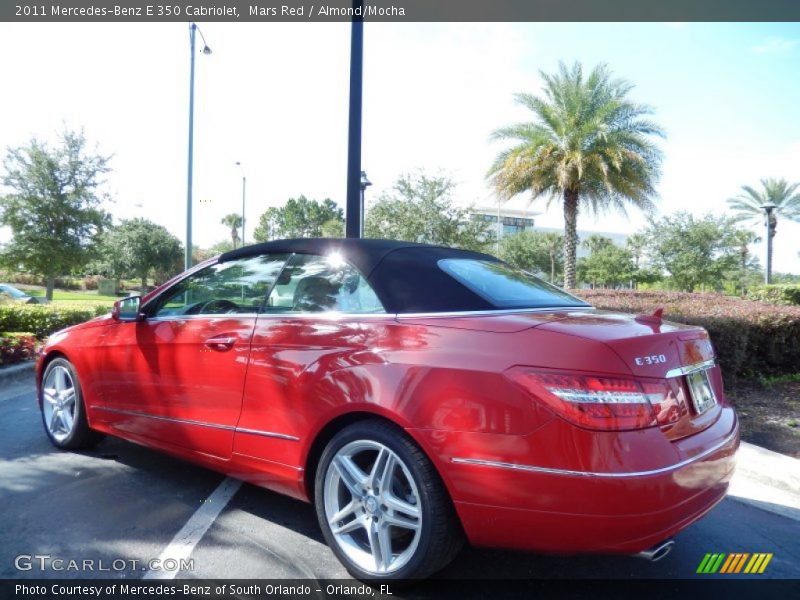Mars Red / Almond/Mocha 2011 Mercedes-Benz E 350 Cabriolet