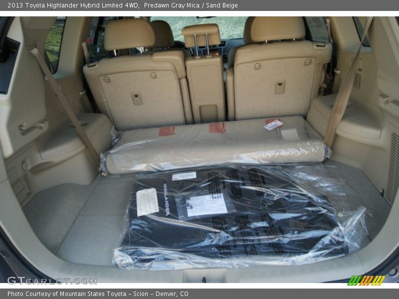 Predawn Gray Mica / Sand Beige 2013 Toyota Highlander Hybrid Limited 4WD