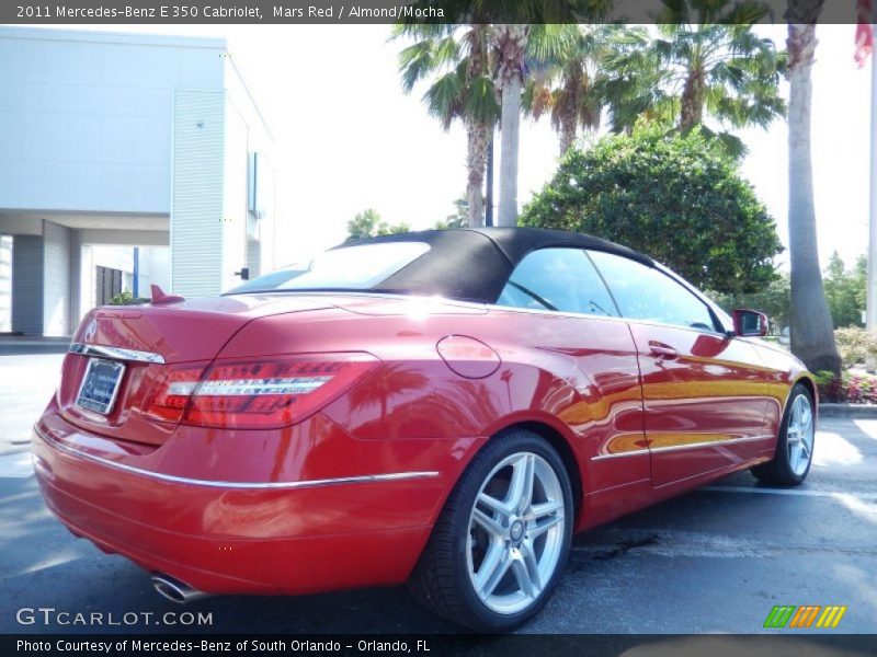 Mars Red / Almond/Mocha 2011 Mercedes-Benz E 350 Cabriolet