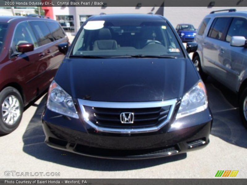 Crystal Black Pearl / Black 2010 Honda Odyssey EX-L