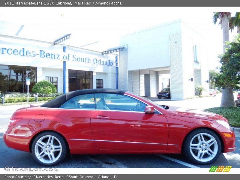 Mars Red / Almond/Mocha 2011 Mercedes-Benz E 350 Cabriolet