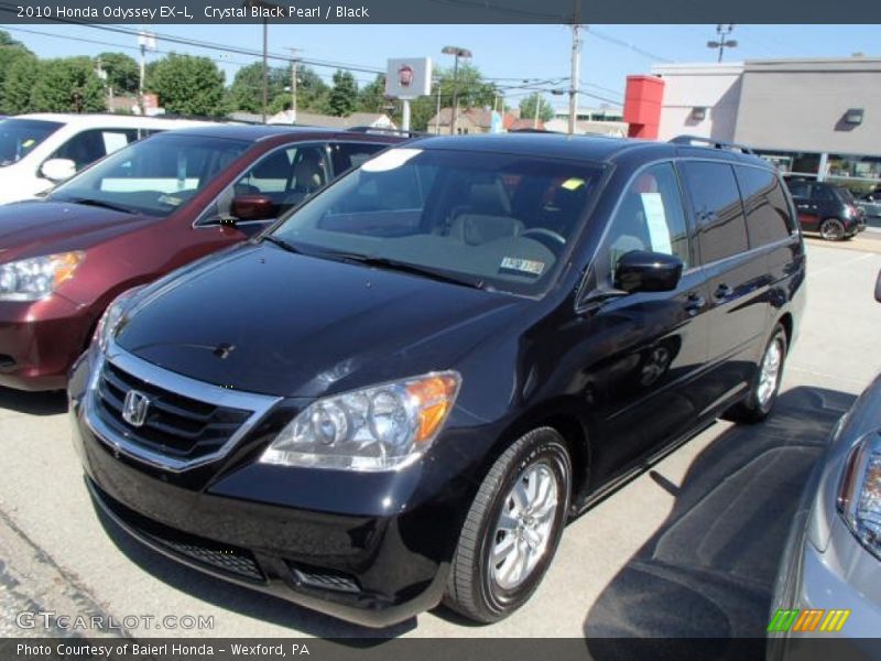 Crystal Black Pearl / Black 2010 Honda Odyssey EX-L