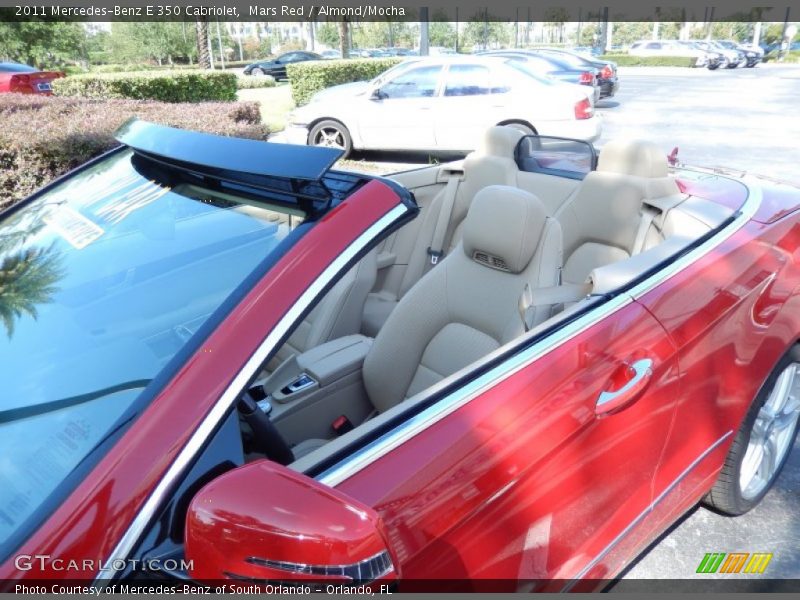 Mars Red / Almond/Mocha 2011 Mercedes-Benz E 350 Cabriolet