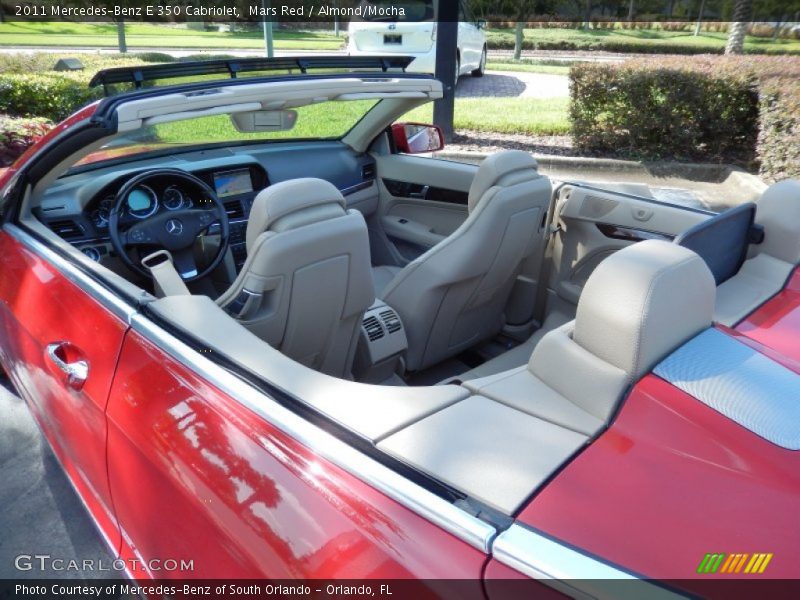 Mars Red / Almond/Mocha 2011 Mercedes-Benz E 350 Cabriolet