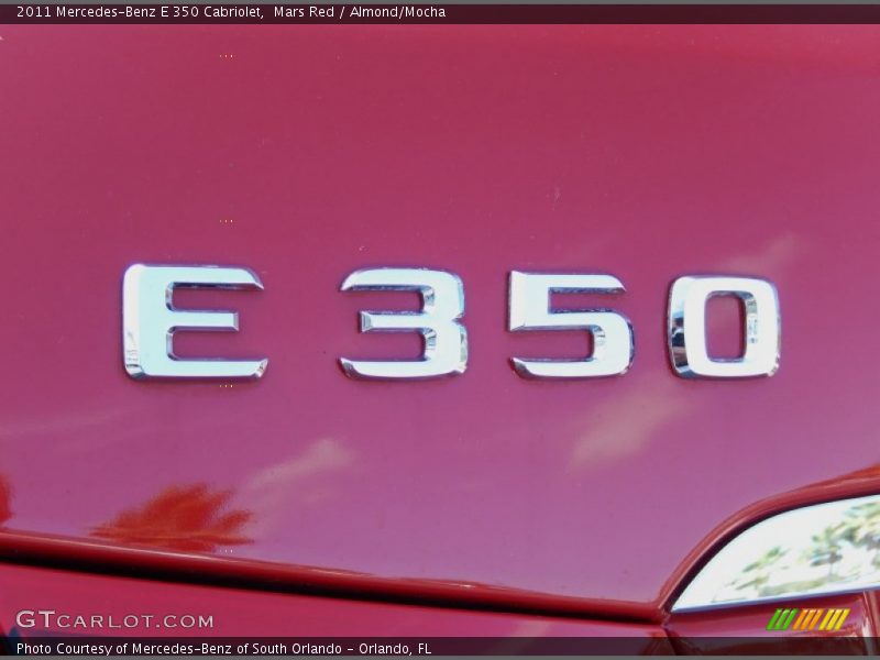 Mars Red / Almond/Mocha 2011 Mercedes-Benz E 350 Cabriolet