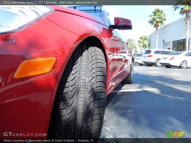 Mars Red / Almond/Mocha 2011 Mercedes-Benz E 350 Cabriolet