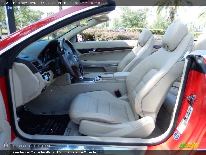 Front Seat of 2011 E 350 Cabriolet