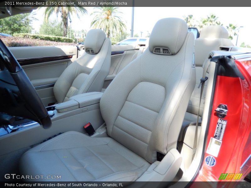 Front Seat of 2011 E 350 Cabriolet