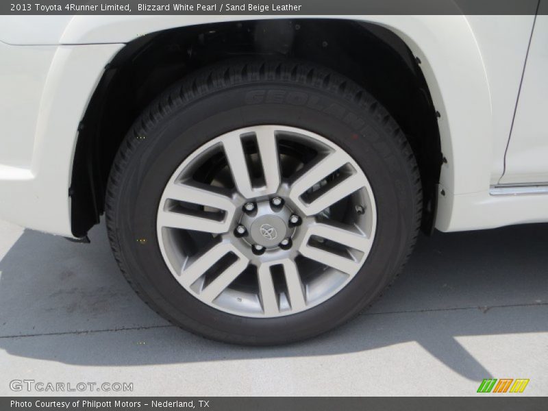 Blizzard White Pearl / Sand Beige Leather 2013 Toyota 4Runner Limited