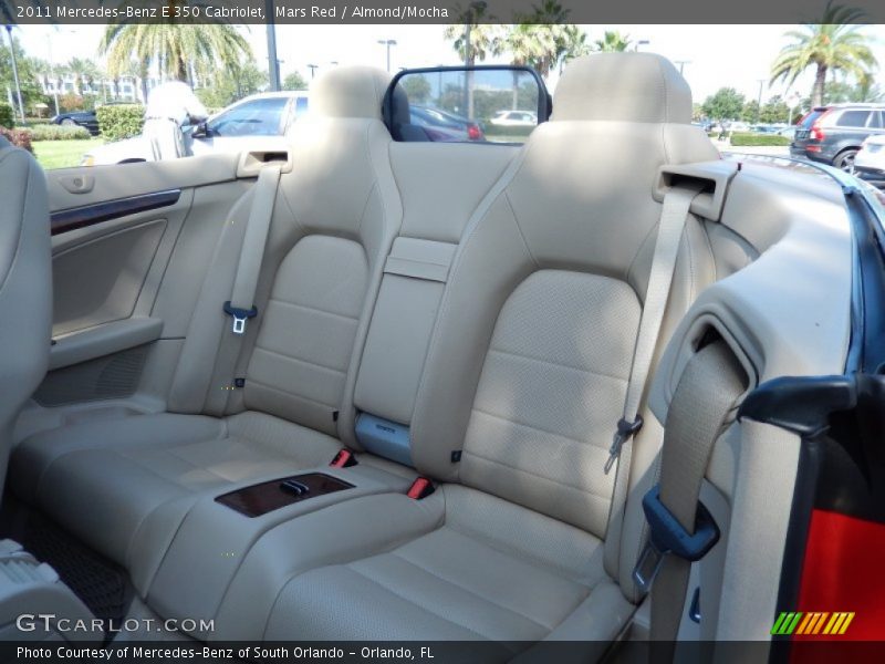 Rear Seat of 2011 E 350 Cabriolet