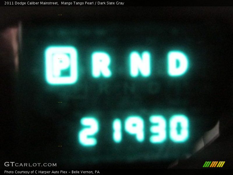 Mango Tango Pearl / Dark Slate Gray 2011 Dodge Caliber Mainstreet
