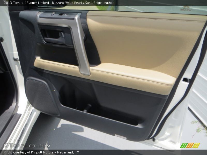 Blizzard White Pearl / Sand Beige Leather 2013 Toyota 4Runner Limited