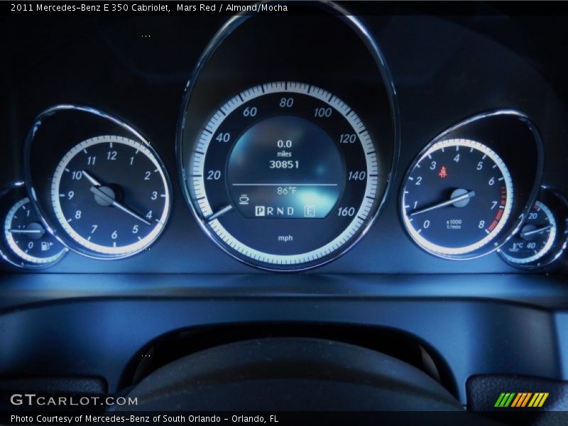  2011 E 350 Cabriolet 350 Cabriolet Gauges